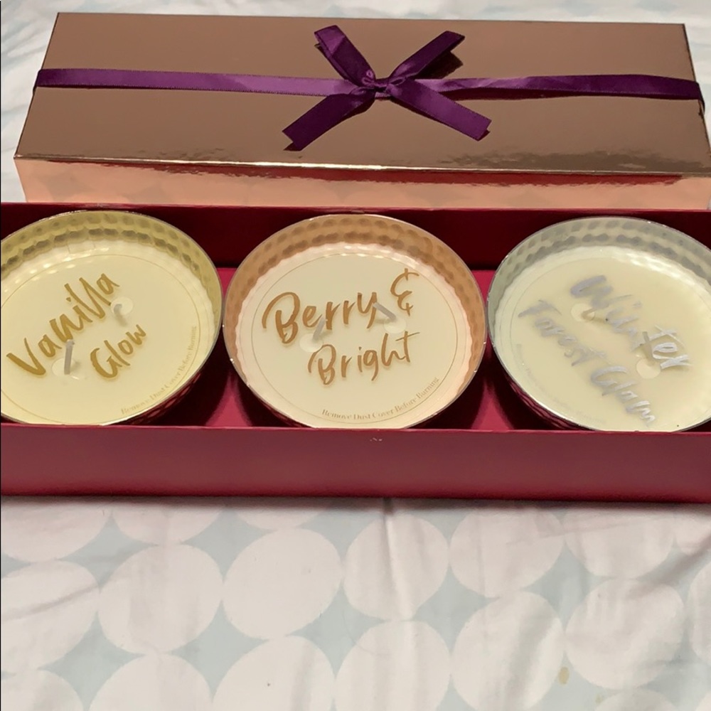 3 piece candle set from Ulta. Never used.